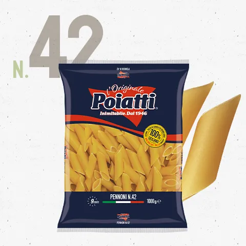 alberto-poiatti-linea-tradizionale-pennoni-n-42-nudeln-500g-hartweizen image 1