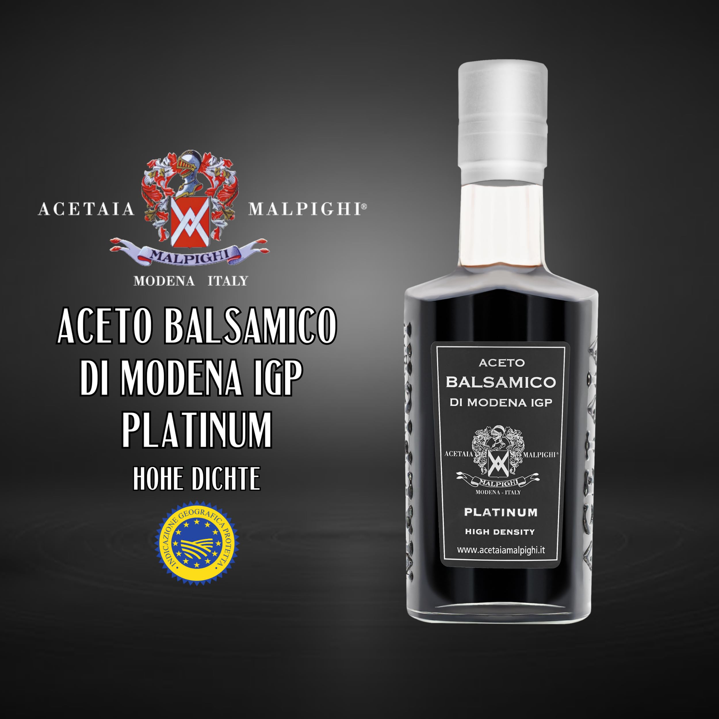 acetaia-malpighi-balsamic-platino-balsamico-250-ml-ohne-karamell image 2