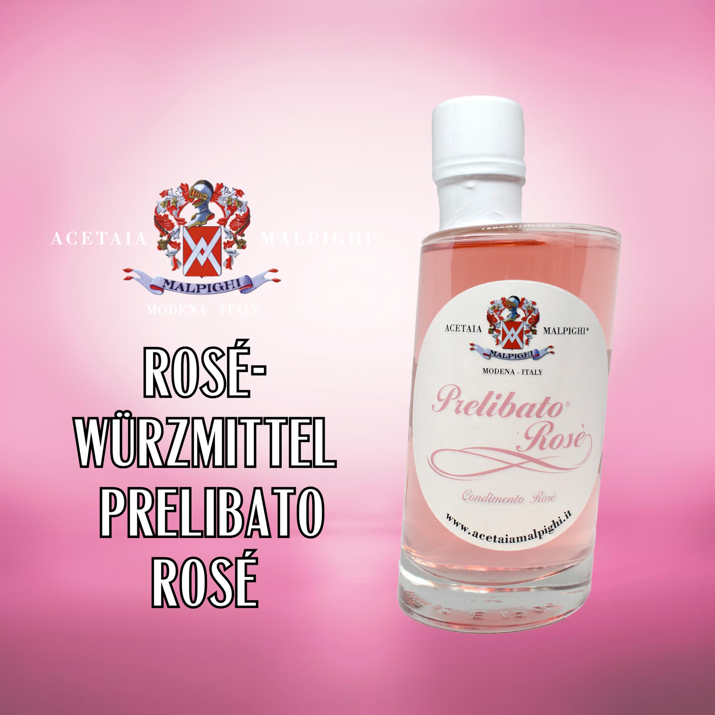 acetaia-malpighi-prelibato-ros-essig-riserva-rose-200-ml image 2