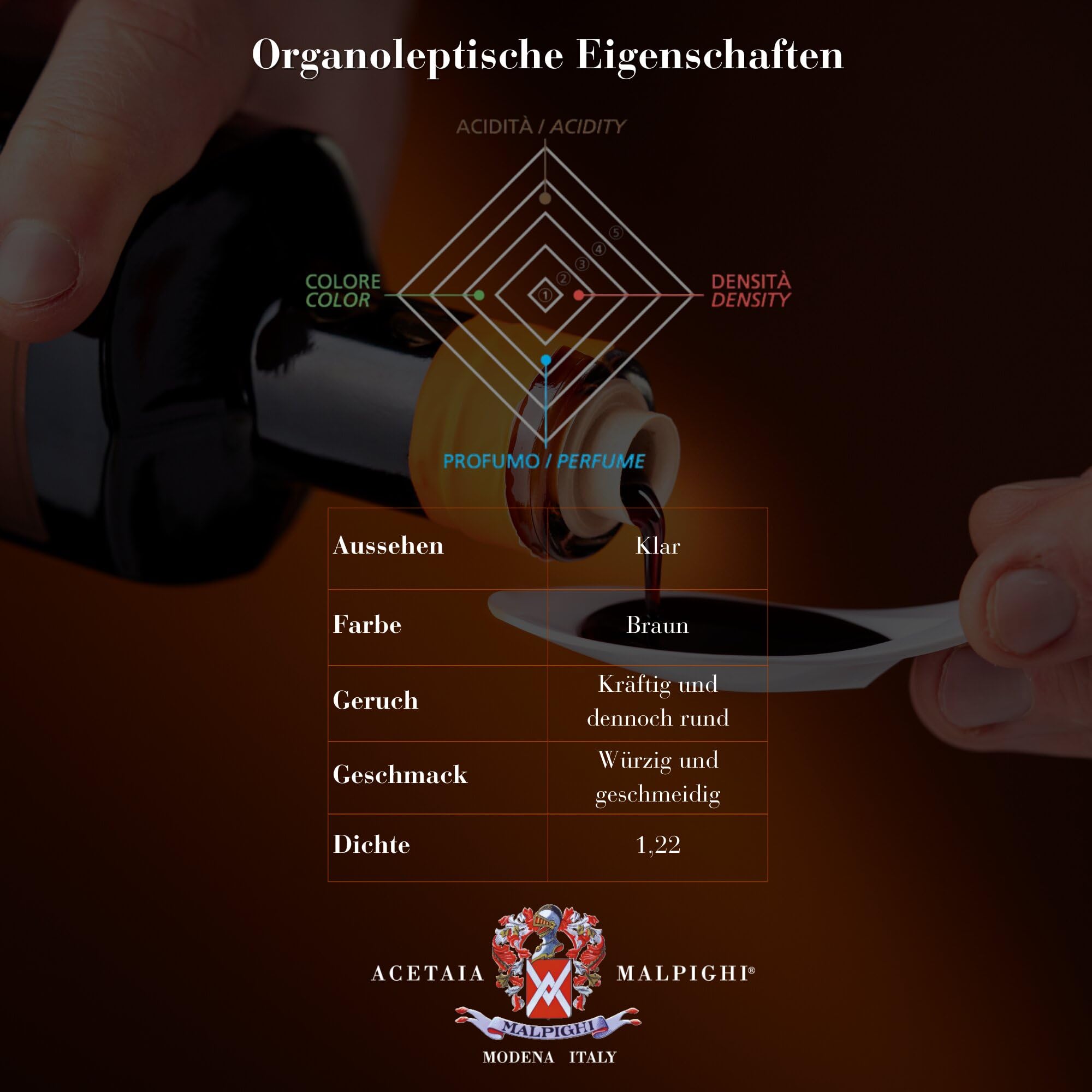 acetaia-malpighi-bronzo-balsamico-essig-igp-250-ml-natur image 7