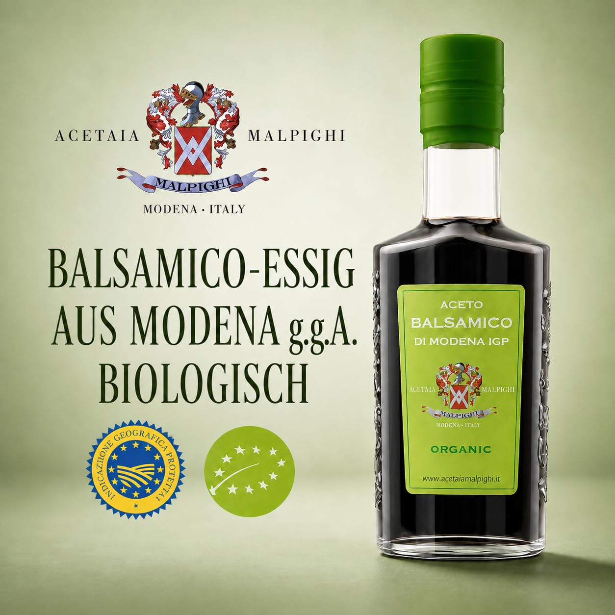 acetaia-malpighi-balsamic-vinegar-of-modena-bio-balsamico-250-ml-ohne-karamell image 3
