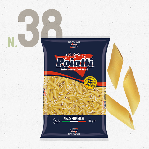 alberto-poiatti-tradizionale-mezze-penne-n-38-nudeln-500g image 1