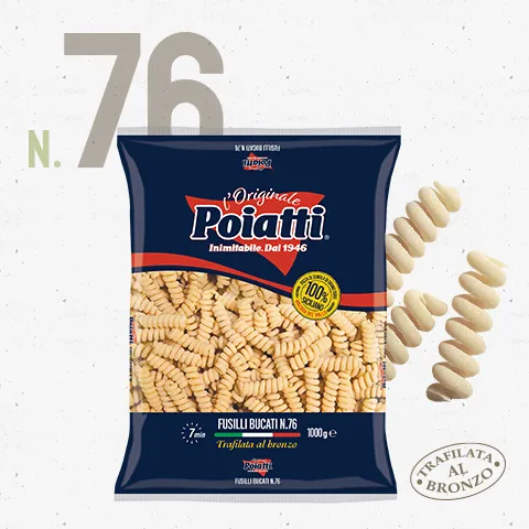 alberto-poiatti-linea-tradizionale-fusilli-bucati-n-76-nudeln-500g image 1