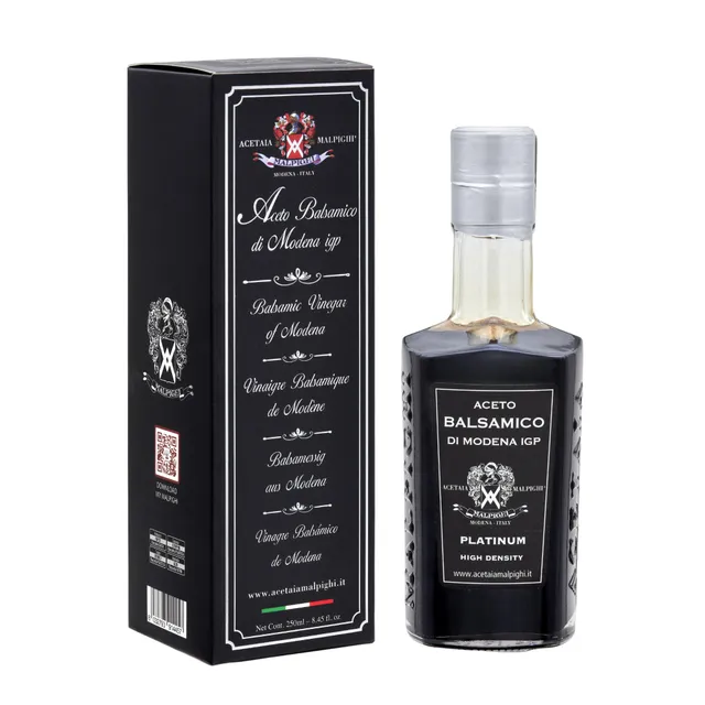 acetaia-malpighi-balsamic-platino-balsamico-250-ml-ohne-karamell image 1