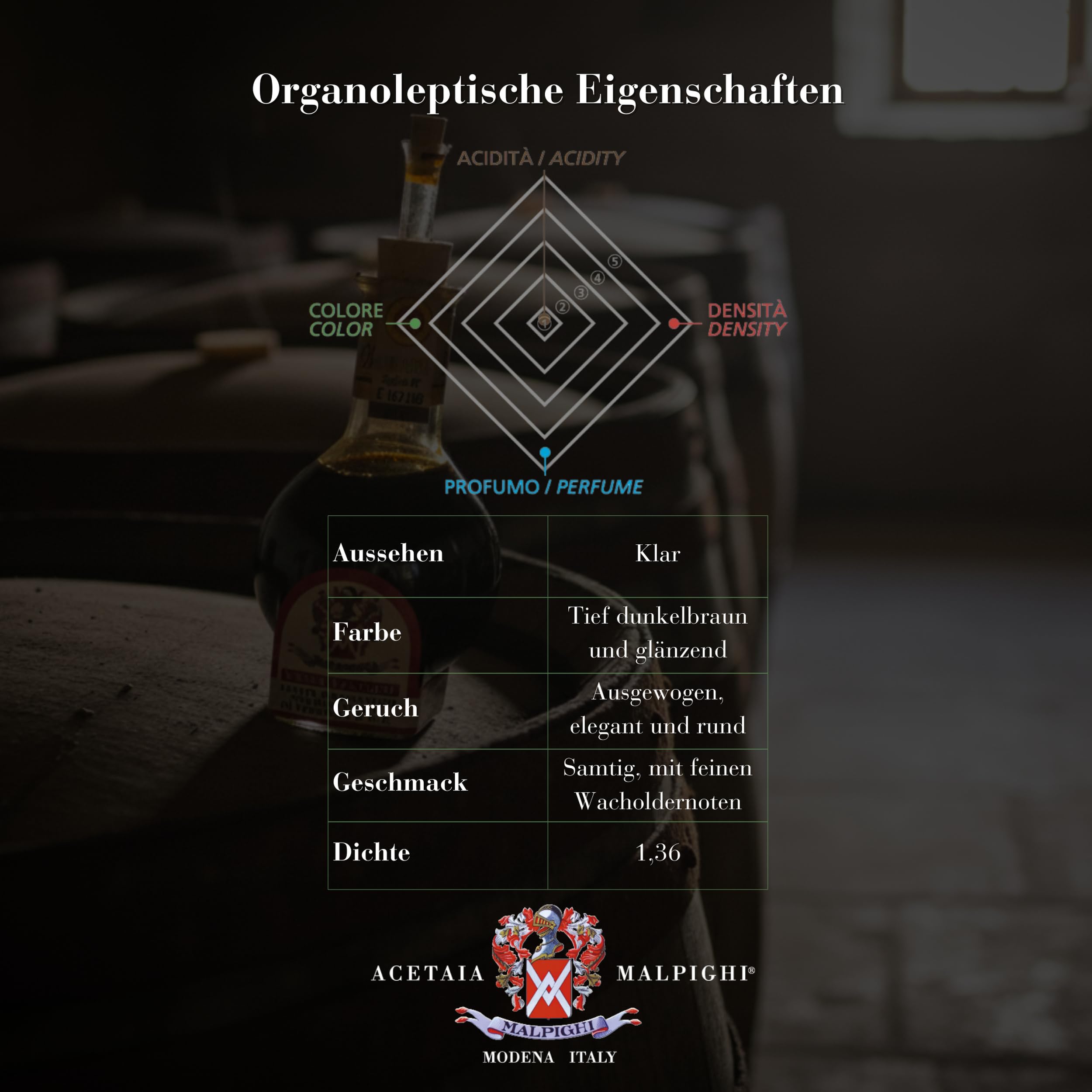 acetaia-malpighi-extravecchio-wacholder-balsamico-essig-100-ml image 8